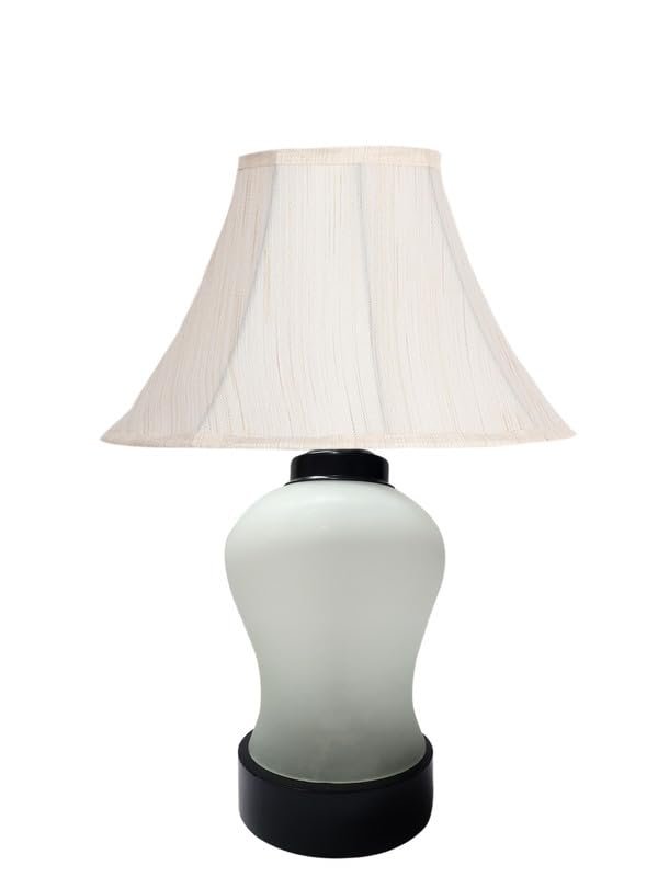 Multicolor Table Lamp | Artistic Mosaic Glass with Sturdy Wood Base | Decorative Ambient Light for Home D�cor | Perfect Blend of Modern & Traditional Style - Model DDG91