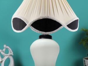 Multicolor Table Lamp | Artistic Mosaic Glass with Sturdy Wood Base | Decorative Ambient Light for Home D�cor | Perfect Blend of Modern & Traditional Style - Model DDG93