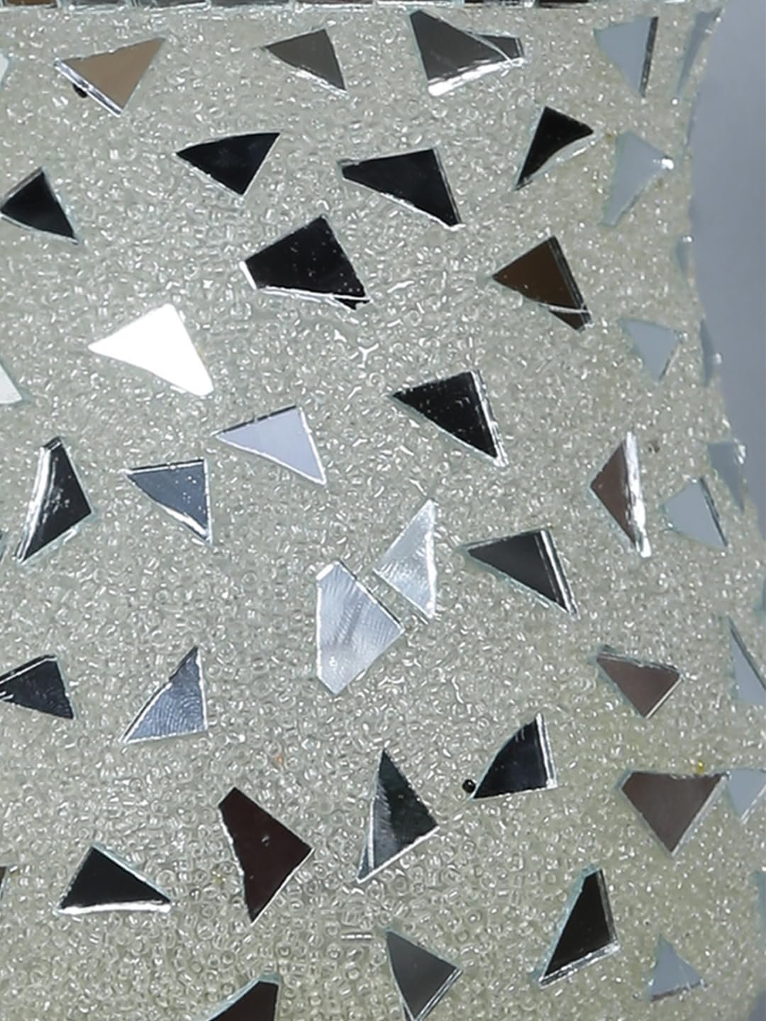 Antique Metal Wall Lamp with Multicolor Mosaic Glass -AR(9.5x4.5x11 Inches)
