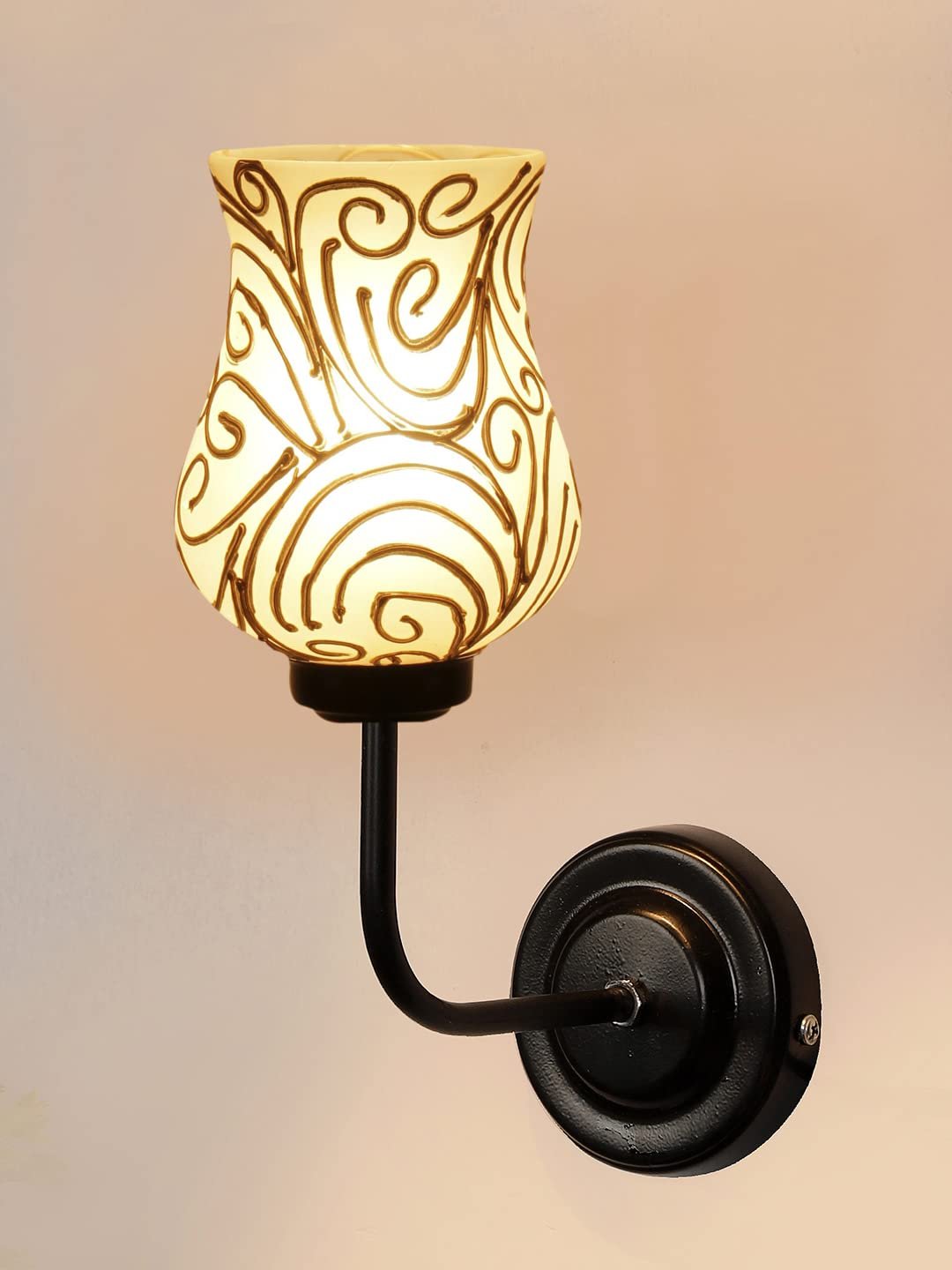 Multicolor Wall Lamp | Elegant Mosaic Glass & Wood Design | Stylish Ambient Light for Home, Office, Living Room, Bedroom, Hallway | Modern Decorative Wall Sconce - Model DGJ10