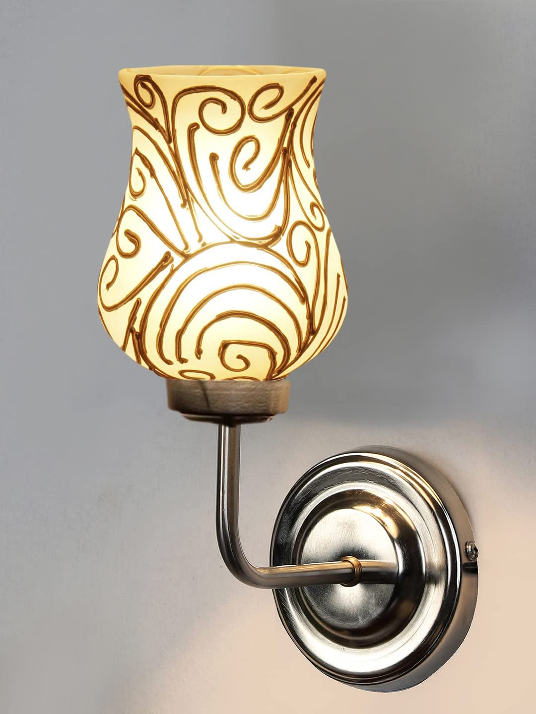 Multicolor Wall Lamp | Elegant Mosaic Glass & Wood Design | Stylish Ambient Light for Home, Office, Living Room, Bedroom, Hallway | Modern Decorative Wall Sconce - Model DGJ40
