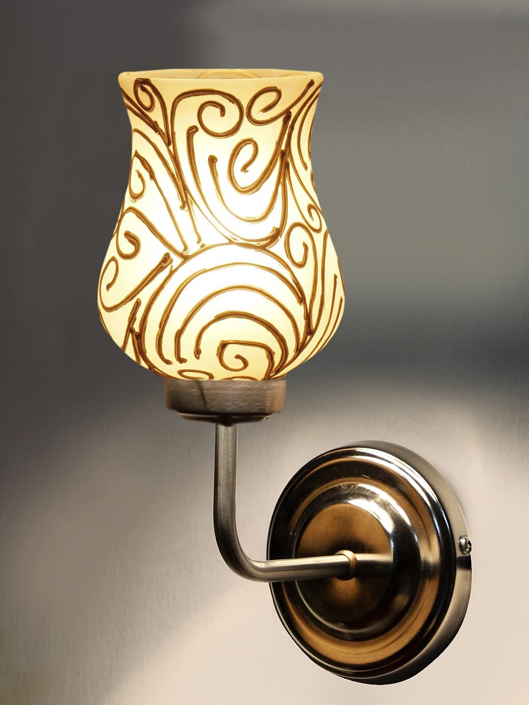 Multicolor Wall Lamp | Elegant Mosaic Glass & Wood Design | Stylish Ambient Light for Home, Office, Living Room, Bedroom, Hallway | Modern Decorative Wall Sconce - Model DGJ40