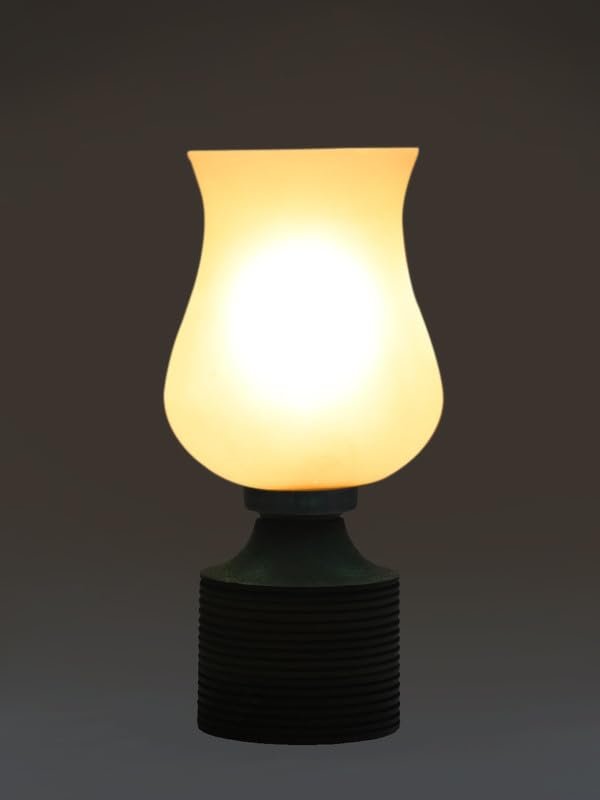 Multicolor Table Lamp | Artistic Mosaic Glass with Sturdy Wood Base | Decorative Ambient Light for Home D�cor | Perfect Blend of Modern & Traditional Style - Model DJE17