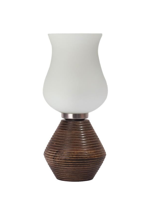 Multicolor Table Lamp | Artistic Mosaic Glass with Sturdy Wood Base | Decorative Ambient Light for Home D�cor | Perfect Blend of Modern & Traditional Style - Model DJK17