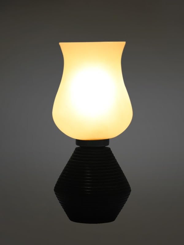 Multicolor Table Lamp | Artistic Mosaic Glass with Sturdy Wood Base | Decorative Ambient Light for Home D�cor | Perfect Blend of Modern & Traditional Style - Model DJK17