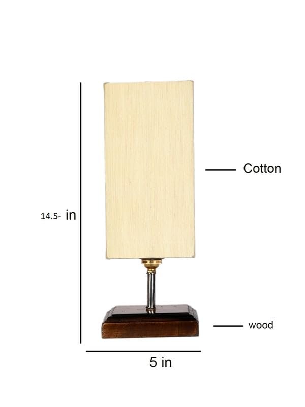 Multicolor Table Lamp | Artistic Mosaic Glass with Sturdy Wood Base | Decorative Ambient Light for Home D�cor | Perfect Blend of Modern & Traditional Style - Model DKK100