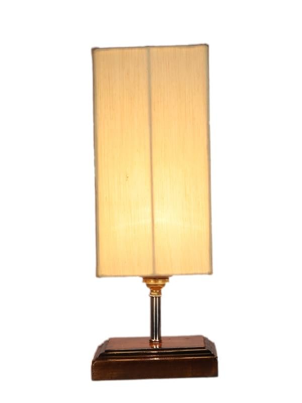 Multicolor Table Lamp | Artistic Mosaic Glass with Sturdy Wood Base | Decorative Ambient Light for Home D�cor | Perfect Blend of Modern & Traditional Style - Model DKK100
