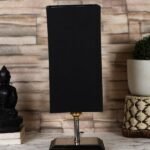 Multicolor Table Lamp | Artistic Mosaic Glass with Sturdy Wood Base | Decorative Ambient Light for Home D�cor | Perfect Blend of Modern & Traditional Style – Model DKK101