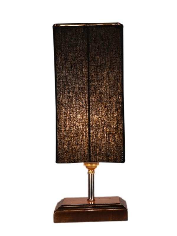 Multicolor Table Lamp | Artistic Mosaic Glass with Sturdy Wood Base | Decorative Ambient Light for Home D�cor | Perfect Blend of Modern & Traditional Style - Model DKK101