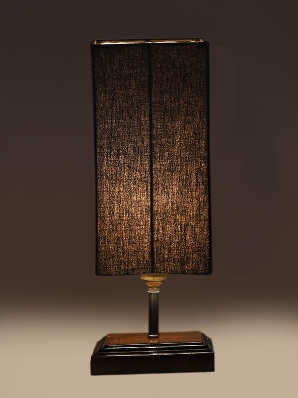 Multicolor Table Lamp | Artistic Mosaic Glass with Sturdy Wood Base | Decorative Ambient Light for Home D�cor | Perfect Blend of Modern & Traditional Style - Model DKK101