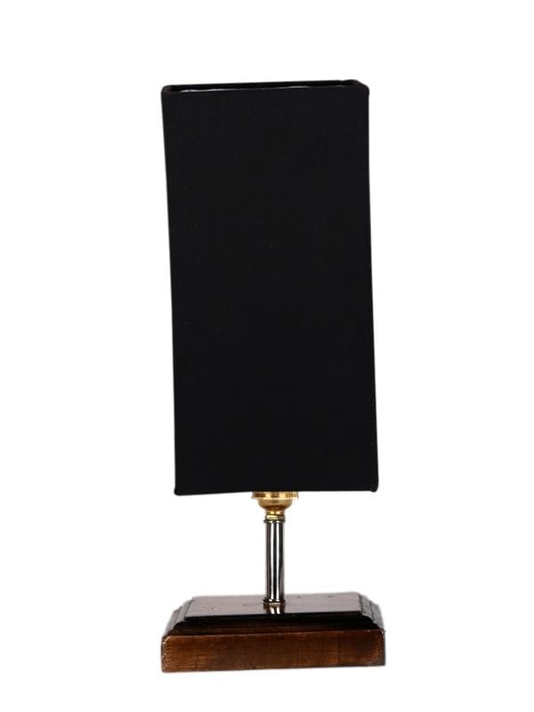 Multicolor Table Lamp | Artistic Mosaic Glass with Sturdy Wood Base | Decorative Ambient Light for Home D�cor | Perfect Blend of Modern & Traditional Style - Model DKK101