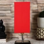 Multicolor Table Lamp | Artistic Mosaic Glass with Sturdy Wood Base | Decorative Ambient Light for Home D�cor | Perfect Blend of Modern & Traditional Style – Model DKK102