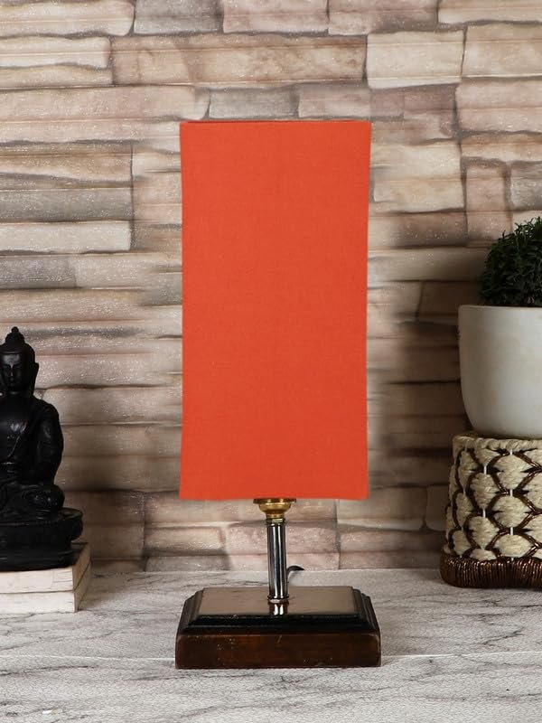 Multicolor Table Lamp | Artistic Mosaic Glass with Sturdy Wood Base | Decorative Ambient Light for Home D�cor | Perfect Blend of Modern & Traditional Style - Model DKK103