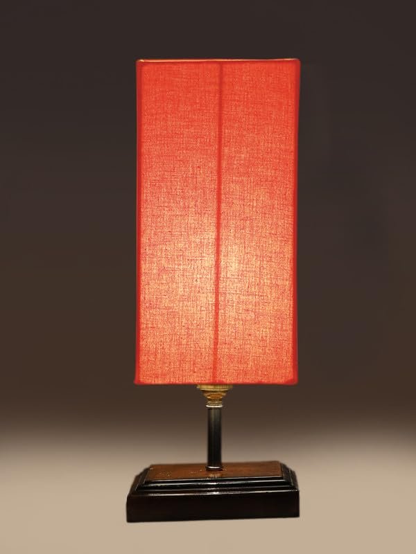 Multicolor Table Lamp | Artistic Mosaic Glass with Sturdy Wood Base | Decorative Ambient Light for Home D�cor | Perfect Blend of Modern & Traditional Style - Model DKK103