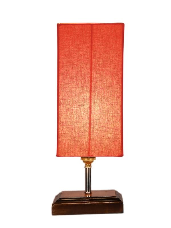 Multicolor Table Lamp | Artistic Mosaic Glass with Sturdy Wood Base | Decorative Ambient Light for Home D�cor | Perfect Blend of Modern & Traditional Style - Model DKK103