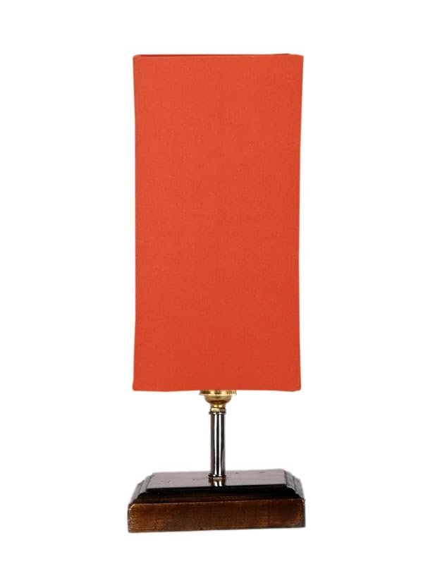 Multicolor Table Lamp | Artistic Mosaic Glass with Sturdy Wood Base | Decorative Ambient Light for Home D�cor | Perfect Blend of Modern & Traditional Style - Model DKK103