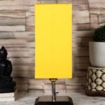 Multicolor Table Lamp | Artistic Mosaic Glass with Sturdy Wood Base | Decorative Ambient Light for Home D�cor | Perfect Blend of Modern & Traditional Style – Model DKK104