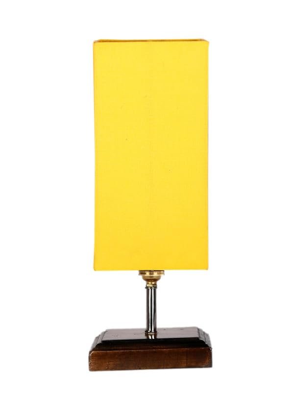 Multicolor Table Lamp | Artistic Mosaic Glass with Sturdy Wood Base | Decorative Ambient Light for Home D�cor | Perfect Blend of Modern & Traditional Style - Model DKK104