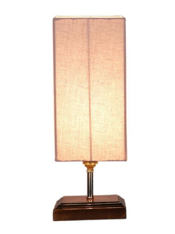 Multicolor Table Lamp | Artistic Mosaic Glass with Sturdy Wood Base | Decorative Ambient Light for Home D�cor | Perfect Blend of Modern & Traditional Style - Model DKK1