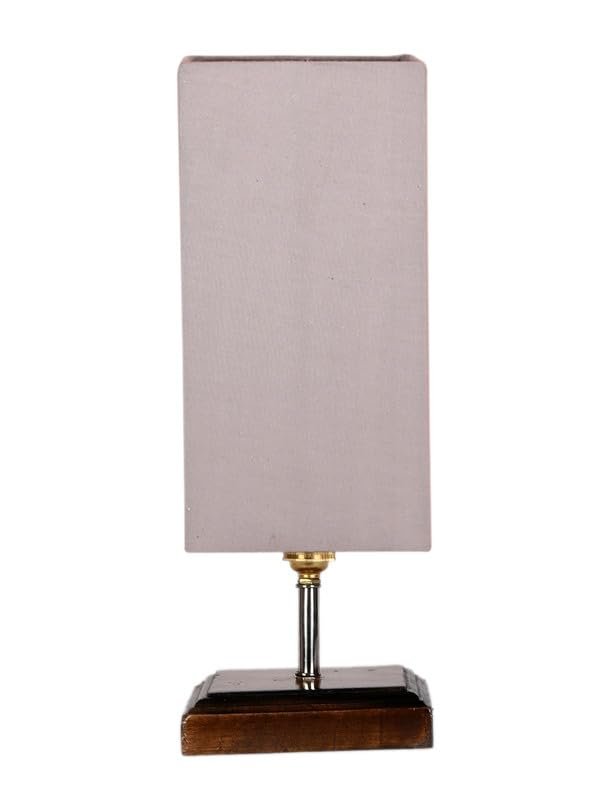 Multicolor Table Lamp | Artistic Mosaic Glass with Sturdy Wood Base | Decorative Ambient Light for Home D�cor | Perfect Blend of Modern & Traditional Style - Model DKK1