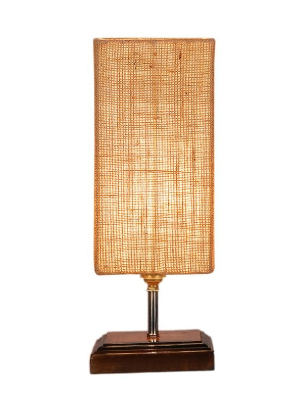 Multicolor Table Lamp | Artistic Mosaic Glass with Sturdy Wood Base | Decorative Ambient Light for Home D�cor | Perfect Blend of Modern & Traditional Style - Model DKK107