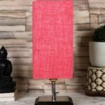Multicolor Table Lamp | Artistic Mosaic Glass with Sturdy Wood Base | Decorative Ambient Light for Home D�cor | Perfect Blend of Modern & Traditional Style – Model DKK108