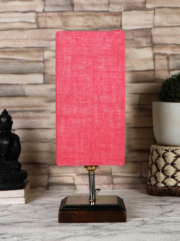 Multicolor Table Lamp | Artistic Mosaic Glass with Sturdy Wood Base | Decorative Ambient Light for Home D�cor | Perfect Blend of Modern & Traditional Style - Model DKK108
