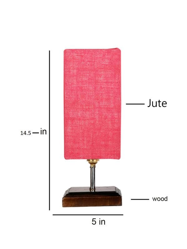 Multicolor Table Lamp | Artistic Mosaic Glass with Sturdy Wood Base | Decorative Ambient Light for Home D�cor | Perfect Blend of Modern & Traditional Style - Model DKK108