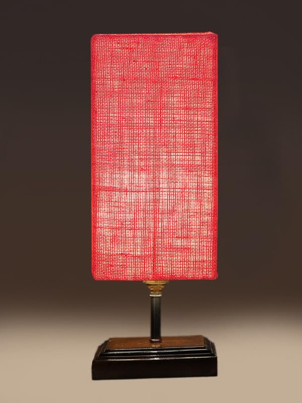 Multicolor Table Lamp | Artistic Mosaic Glass with Sturdy Wood Base | Decorative Ambient Light for Home D�cor | Perfect Blend of Modern & Traditional Style - Model DKK108