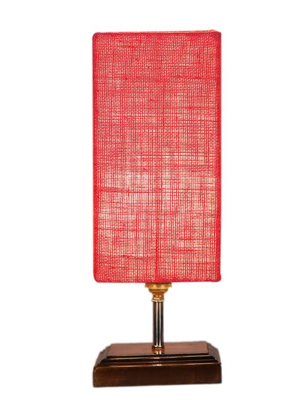 Multicolor Table Lamp | Artistic Mosaic Glass with Sturdy Wood Base | Decorative Ambient Light for Home D�cor | Perfect Blend of Modern & Traditional Style - Model DKK108