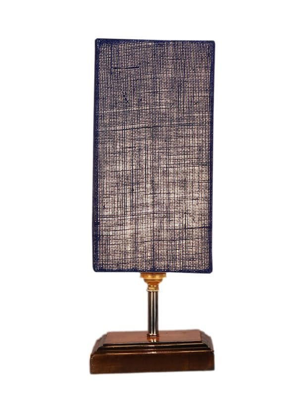 Multicolor Table Lamp | Artistic Mosaic Glass with Sturdy Wood Base | Decorative Ambient Light for Home D�cor | Perfect Blend of Modern & Traditional Style - Model DKK110