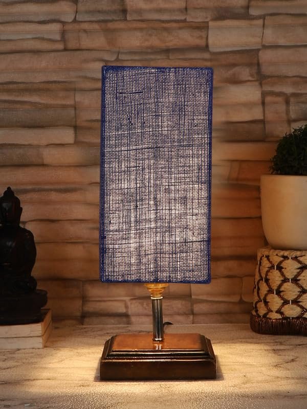 Multicolor Table Lamp | Artistic Mosaic Glass with Sturdy Wood Base | Decorative Ambient Light for Home D�cor | Perfect Blend of Modern & Traditional Style - Model DKK110
