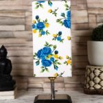 Multicolor Table Lamp | Artistic Mosaic Glass with Sturdy Wood Base | Decorative Ambient Light for Home D�cor | Perfect Blend of Modern & Traditional Style – Model DKK112