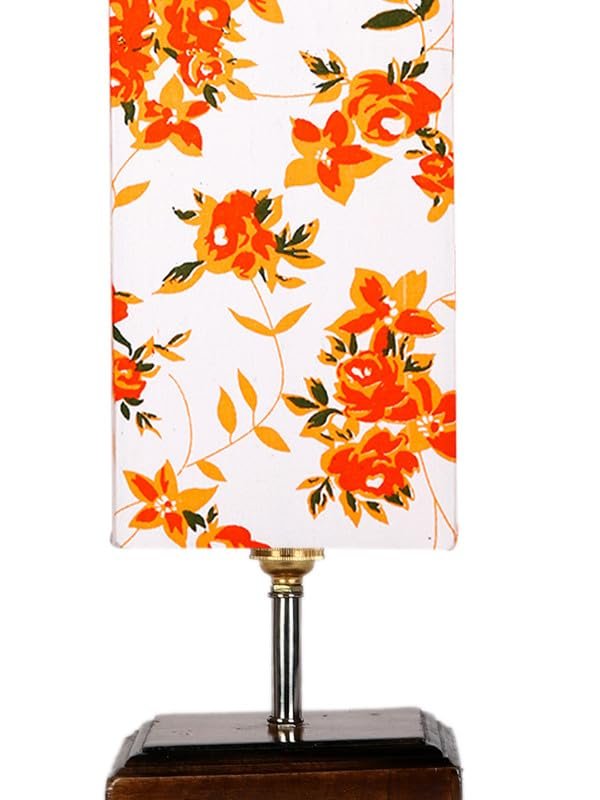 Multicolor Table Lamp | Artistic Mosaic Glass with Sturdy Wood Base | Decorative Ambient Light for Home D�cor | Perfect Blend of Modern & Traditional Style - Model DKK113