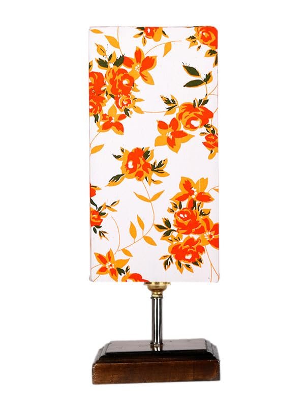 Multicolor Table Lamp | Artistic Mosaic Glass with Sturdy Wood Base | Decorative Ambient Light for Home D�cor | Perfect Blend of Modern & Traditional Style - Model DKK113