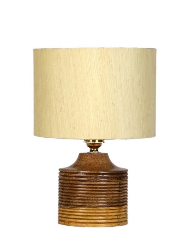 Multicolor Table Lamp | Artistic Mosaic Glass with Sturdy Wood Base | Decorative Ambient Light for Home D�cor | Perfect Blend of Modern & Traditional Style - Model DKK20