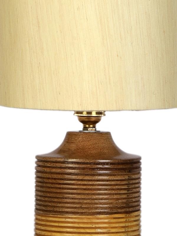 Multicolor Table Lamp | Artistic Mosaic Glass with Sturdy Wood Base | Decorative Ambient Light for Home D�cor | Perfect Blend of Modern & Traditional Style - Model DKK20