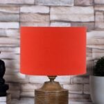 Multicolor Table Lamp | Artistic Mosaic Glass with Sturdy Wood Base | Decorative Ambient Light for Home D�cor | Perfect Blend of Modern & Traditional Style – Model DKK23