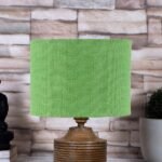 Multicolor Table Lamp | Artistic Mosaic Glass with Sturdy Wood Base | Decorative Ambient Light for Home D�cor | Perfect Blend of Modern & Traditional Style – Model DKK36