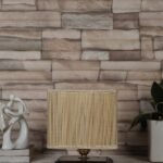 Multicolor Table Lamp | Artistic Mosaic Glass with Sturdy Wood Base | Decorative Ambient Light for Home D�cor | Perfect Blend of Modern & Traditional Style – Model DKK65