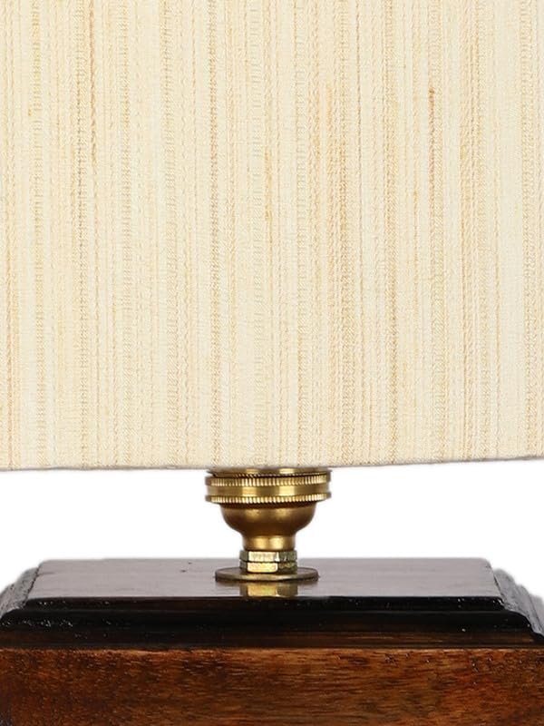 Multicolor Table Lamp | Artistic Mosaic Glass with Sturdy Wood Base | Decorative Ambient Light for Home D�cor | Perfect Blend of Modern & Traditional Style - Model DKK66