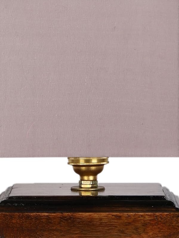 Multicolor Table Lamp | Artistic Mosaic Glass with Sturdy Wood Base | Decorative Ambient Light for Home D�cor | Perfect Blend of Modern & Traditional Style - Model DKK71