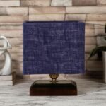Multicolor Table Lamp | Artistic Mosaic Glass with Sturdy Wood Base | Decorative Ambient Light for Home D�cor | Perfect Blend of Modern & Traditional Style – Model DKK77