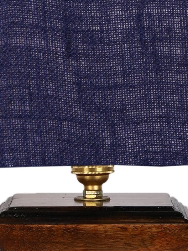 Multicolor Table Lamp | Artistic Mosaic Glass with Sturdy Wood Base | Decorative Ambient Light for Home D�cor | Perfect Blend of Modern & Traditional Style - Model DKK77