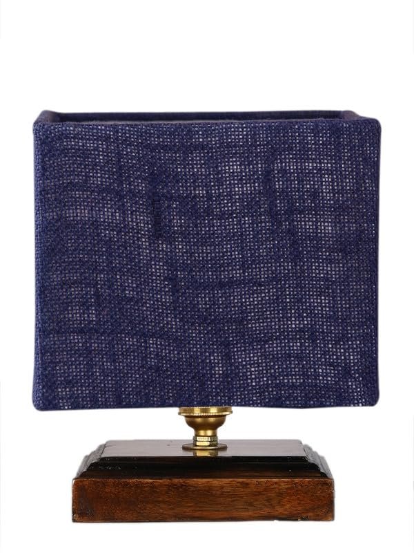 Multicolor Table Lamp | Artistic Mosaic Glass with Sturdy Wood Base | Decorative Ambient Light for Home D�cor | Perfect Blend of Modern & Traditional Style - Model DKK77