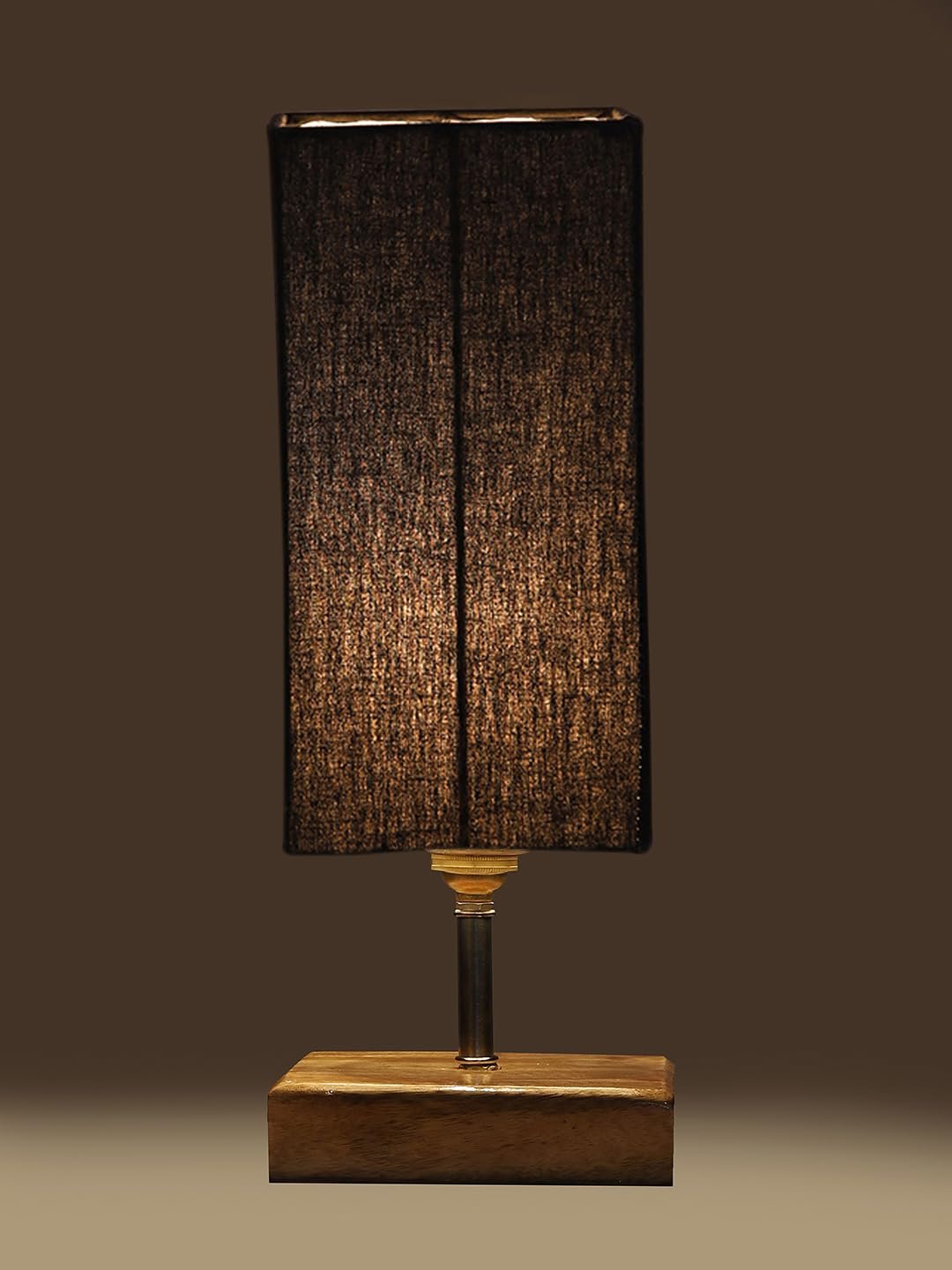 Multicolor Table Lamp | Artistic Mosaic Glass with Sturdy Wood Base | Decorative Ambient Light for Home D�cor | Perfect Blend of Modern & Traditional Style - Model DKK84