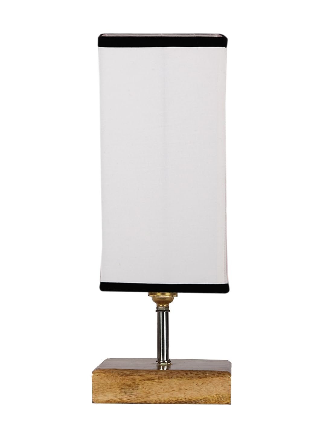 Multicolor Table Lamp | Artistic Mosaic Glass with Sturdy Wood Base | Decorative Ambient Light for Home D�cor | Perfect Blend of Modern & Traditional Style - Model DKK89