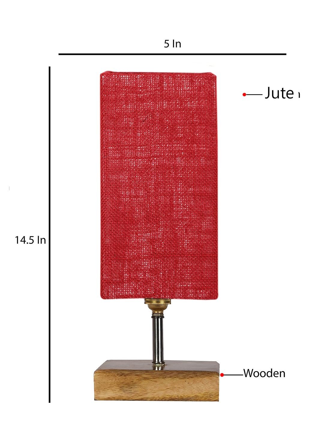Multicolor Table Lamp | Artistic Mosaic Glass with Sturdy Wood Base | Decorative Ambient Light for Home D�cor | Perfect Blend of Modern & Traditional Style - Model DKK90