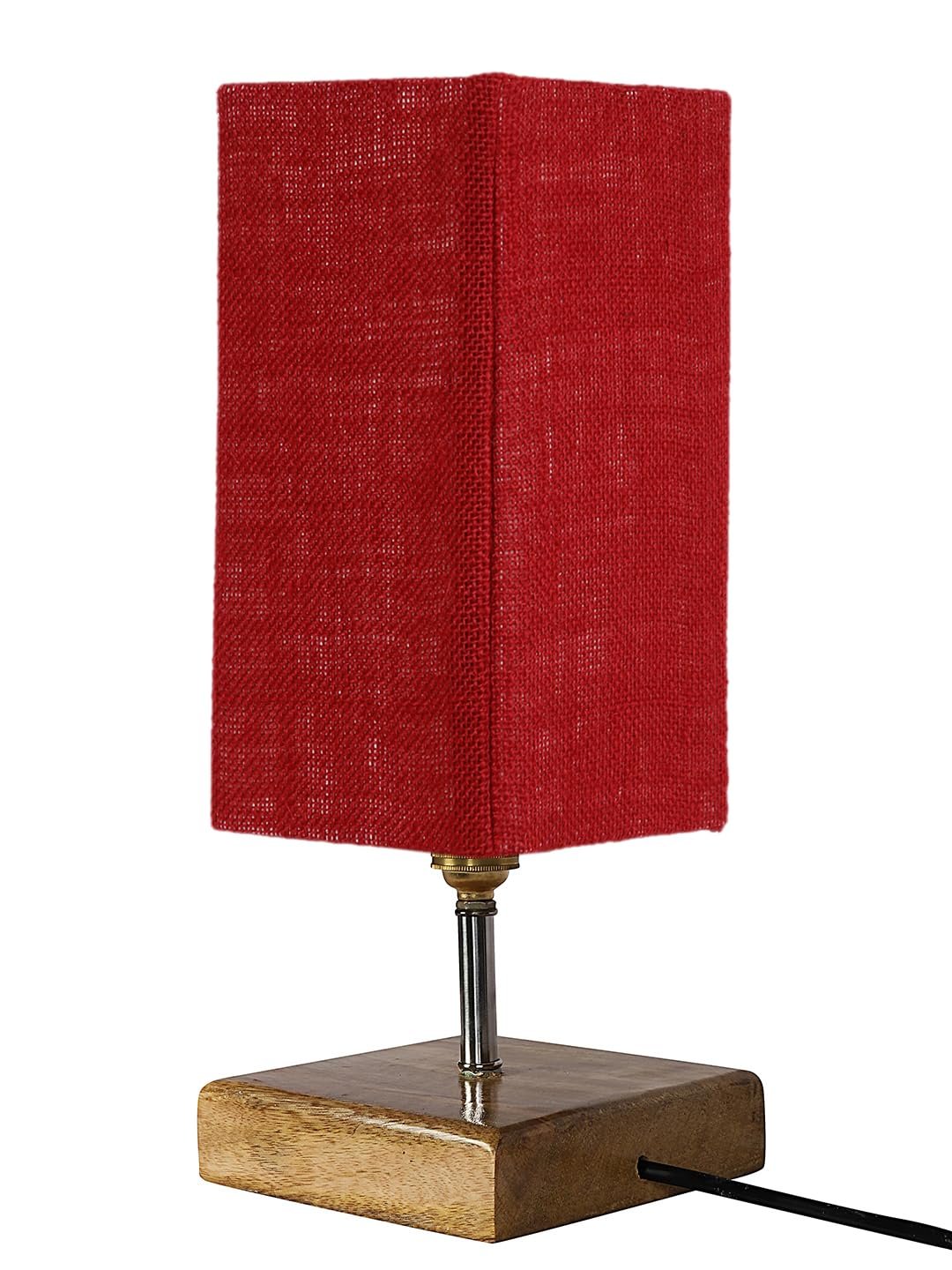 Multicolor Table Lamp | Artistic Mosaic Glass with Sturdy Wood Base | Decorative Ambient Light for Home D�cor | Perfect Blend of Modern & Traditional Style - Model DKK90