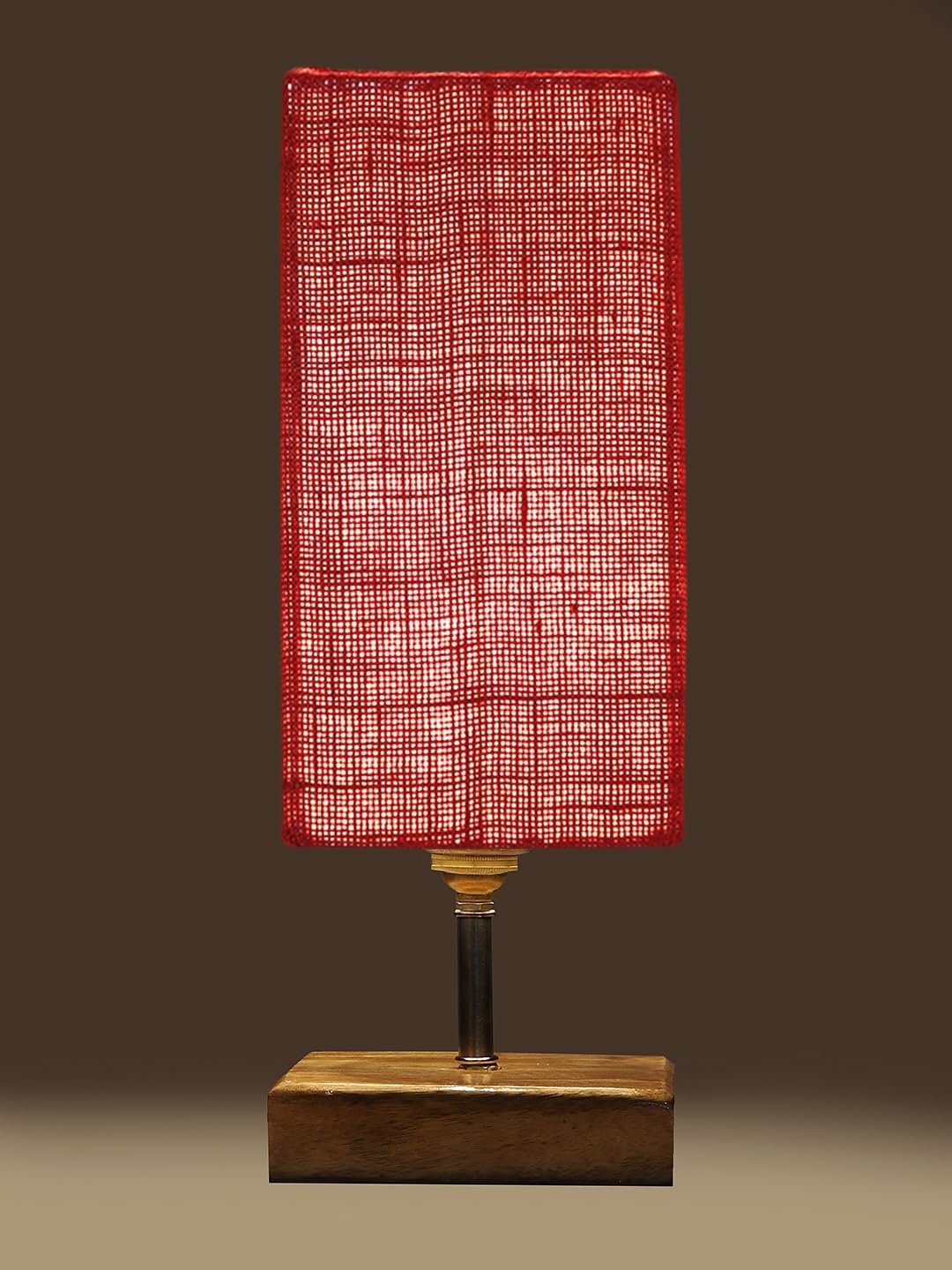 Multicolor Table Lamp | Artistic Mosaic Glass with Sturdy Wood Base | Decorative Ambient Light for Home D�cor | Perfect Blend of Modern & Traditional Style - Model DKK90